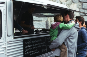 buying on a food truck